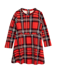Check Dress - Red
