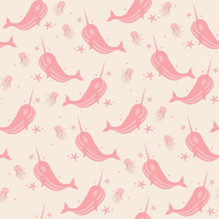 Convertible Romper - Narwhal Pink