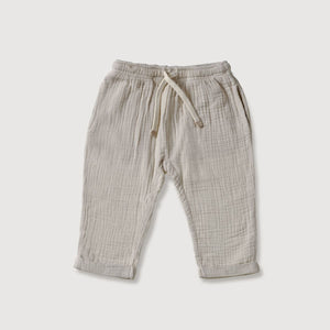 Gauze Pants - Stone