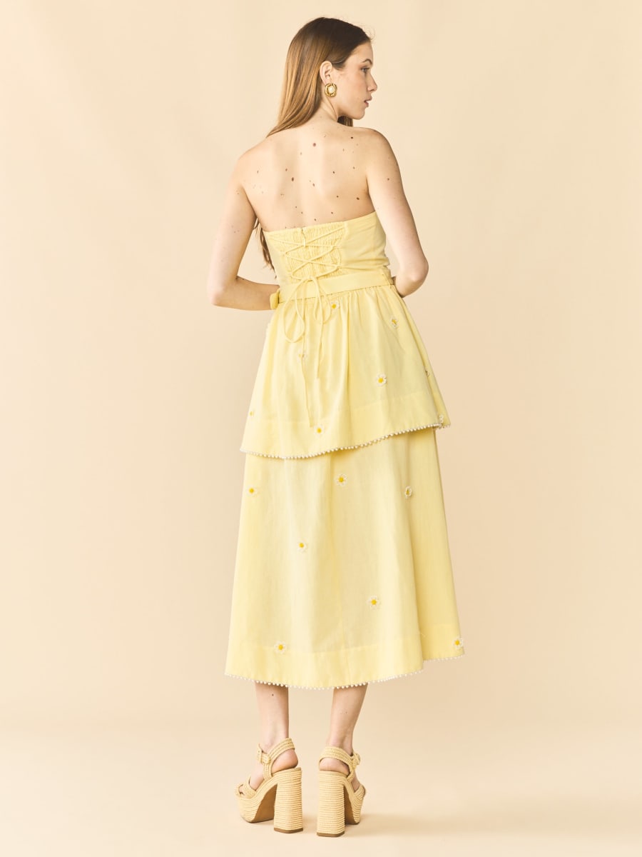 Daisy Dress - Soft Butter Yellow
