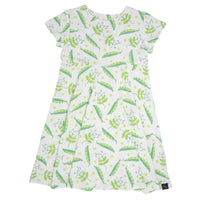 Swirly Girl Short Sleeve Dress - Sweetpea