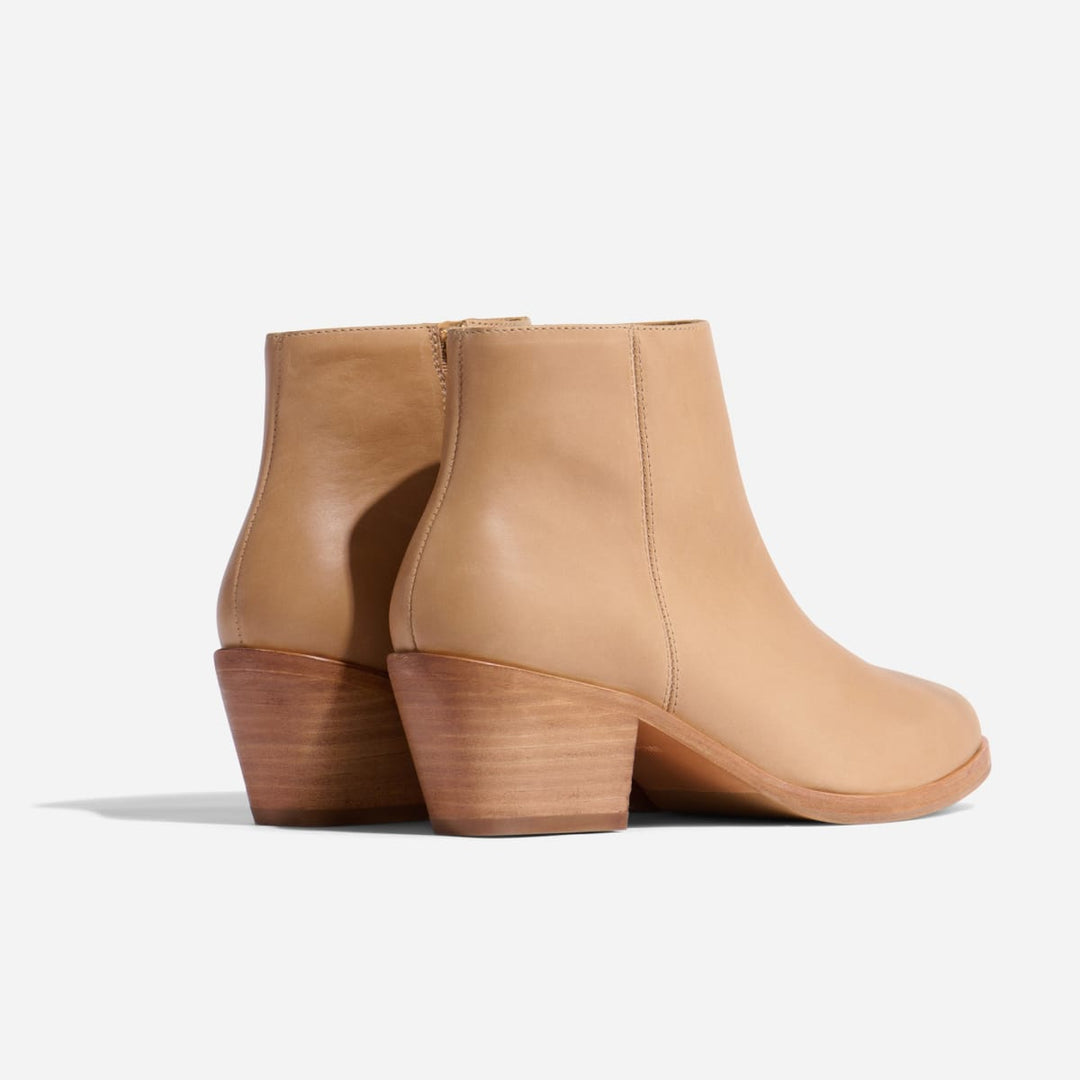 Marisa Inside Zip Boot - Almond