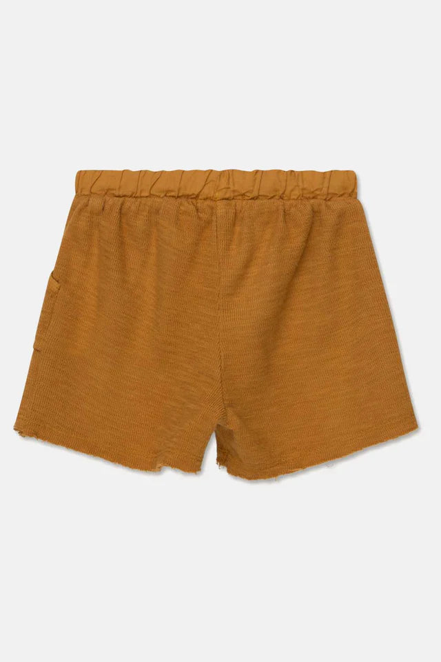 Double-face baby bermuda shorts - Oil