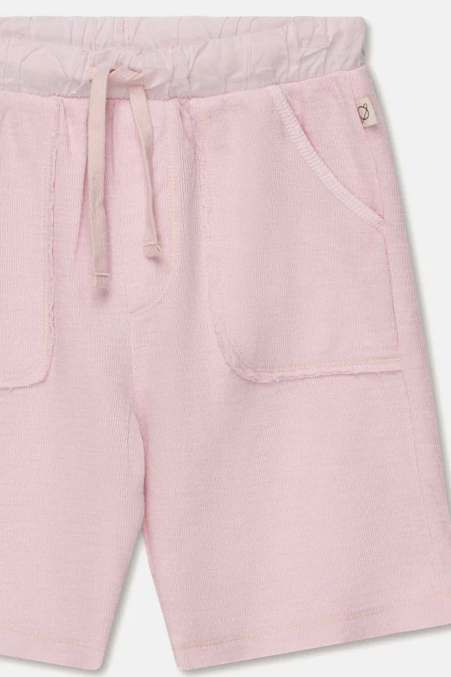 Double-face bermuda shorts - Pink