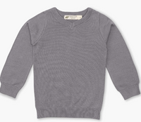 V-Neck Sweater - Grey