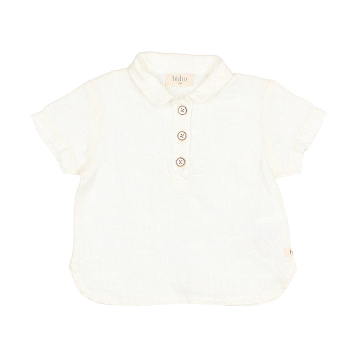 Baby Linen Shirt - Ecru