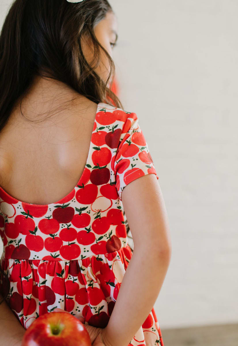 Classic Twirl Dress - Apple