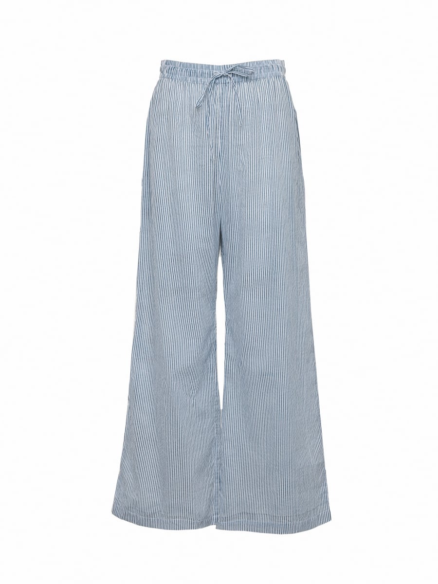 Palazzo Pants - Blue Stripe