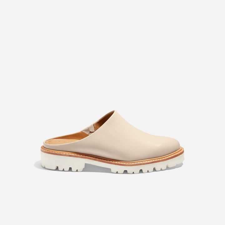 Emilee Lug Mule - Bone