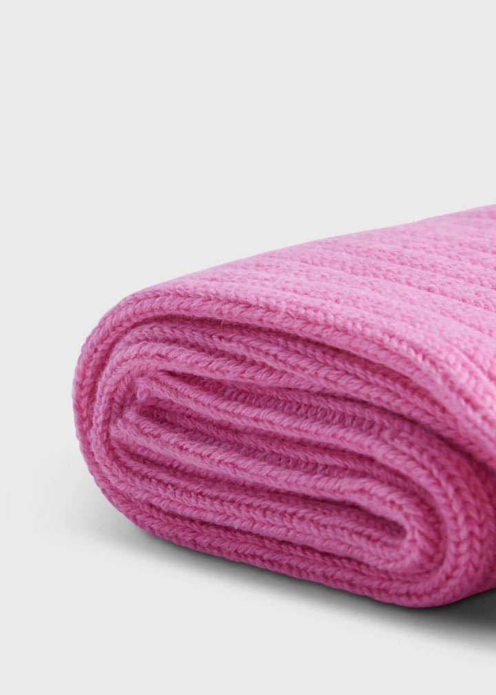 Ribbed Sport Crew Sock - Pink