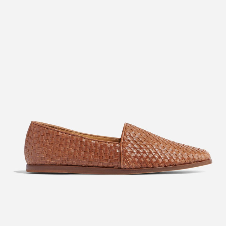 Alejandro Woven Slip On - Brown