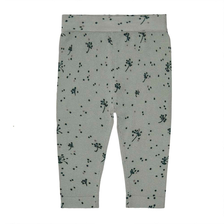 Baby Printed Body & Sweater Pants - Pale Sage