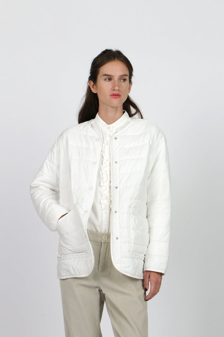 Nylon Padded Jacket - Snow