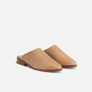 Ama Woven Mule Woven - Almond