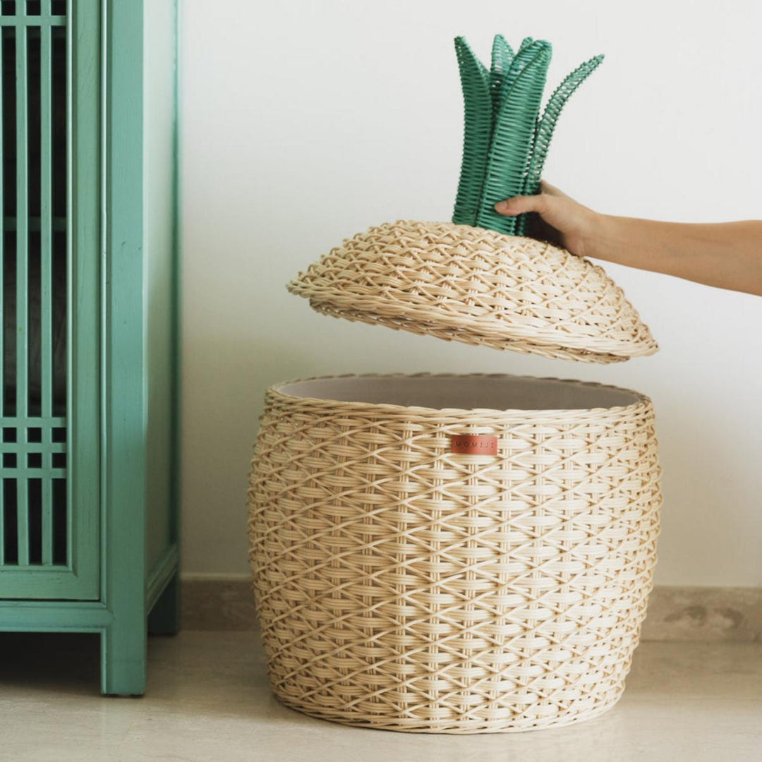 Pineapple Storage Basket - Natural