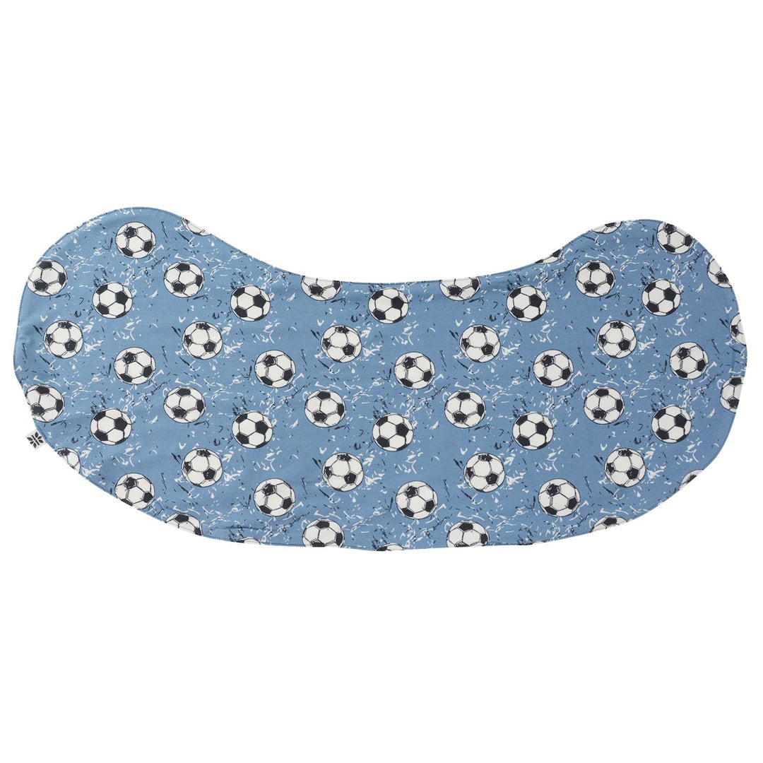 Burp Cloth - Soccer Captain/Blue Gingham