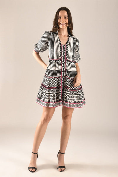 Ella Mini Dress - Black