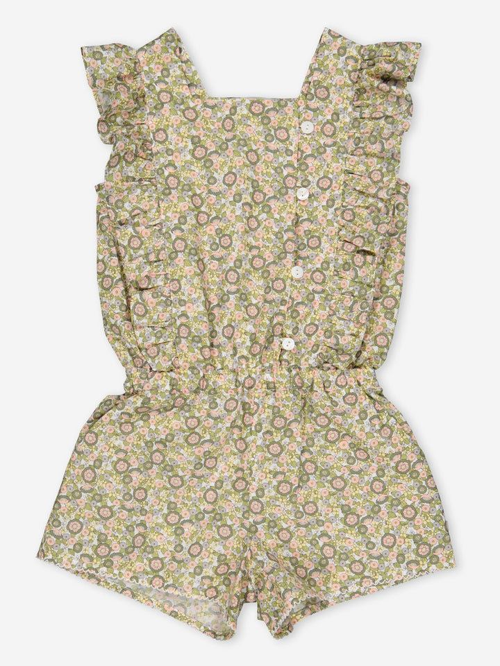 Agapanthe Floral Romper - Sprout