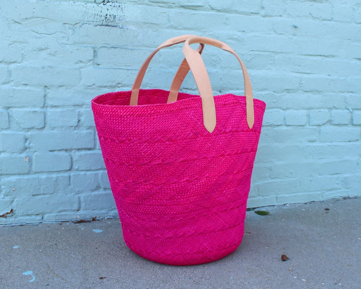Maracaibo Hot Pink Large Basket