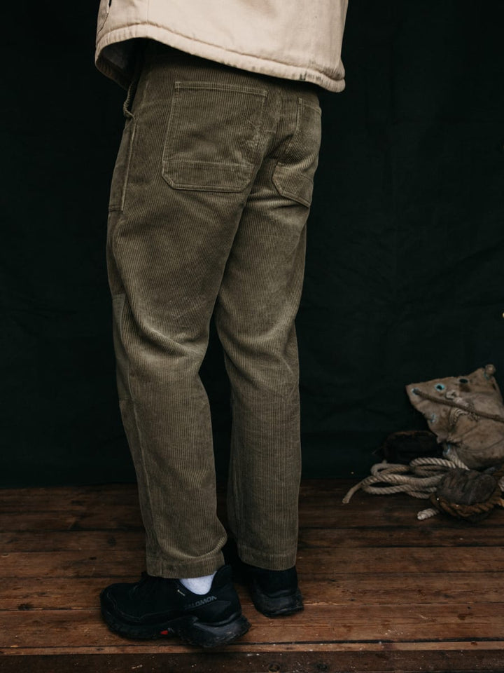 Men's Basset Cord Trouser - Olive