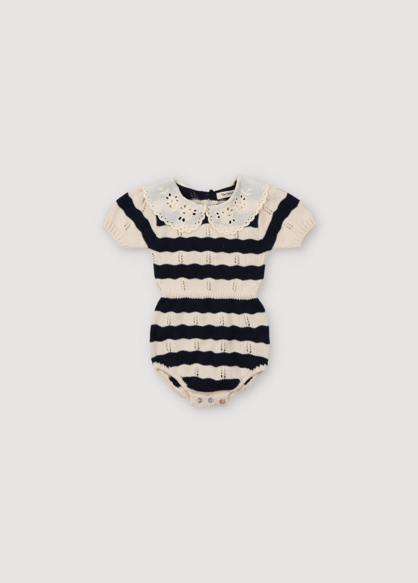 Marina Baby Romper Navy