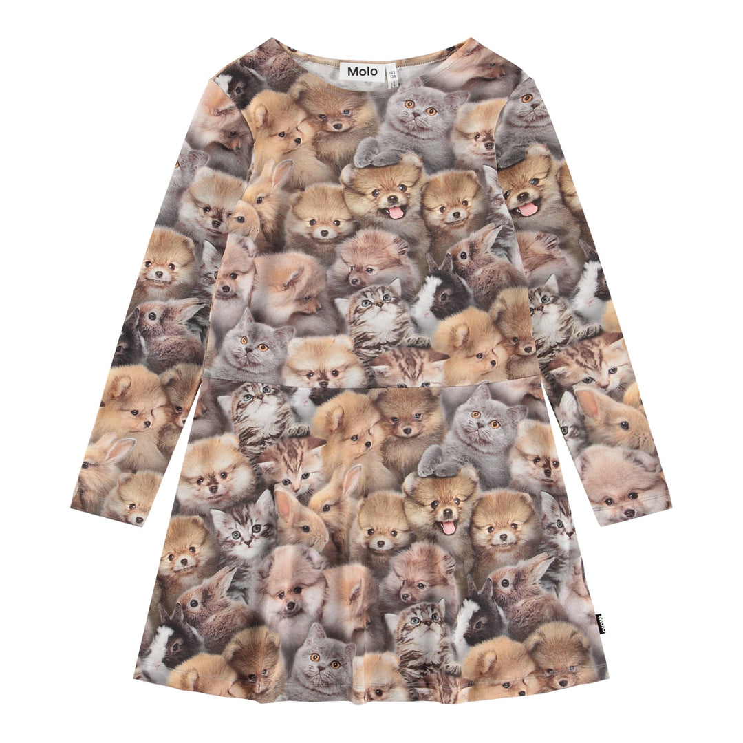 Corelie Dress Long Sleeve - Fuzzy Fluffy