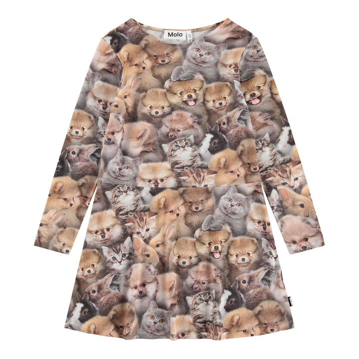 Corelie Dress Long Sleeve - Fuzzy Fluffy