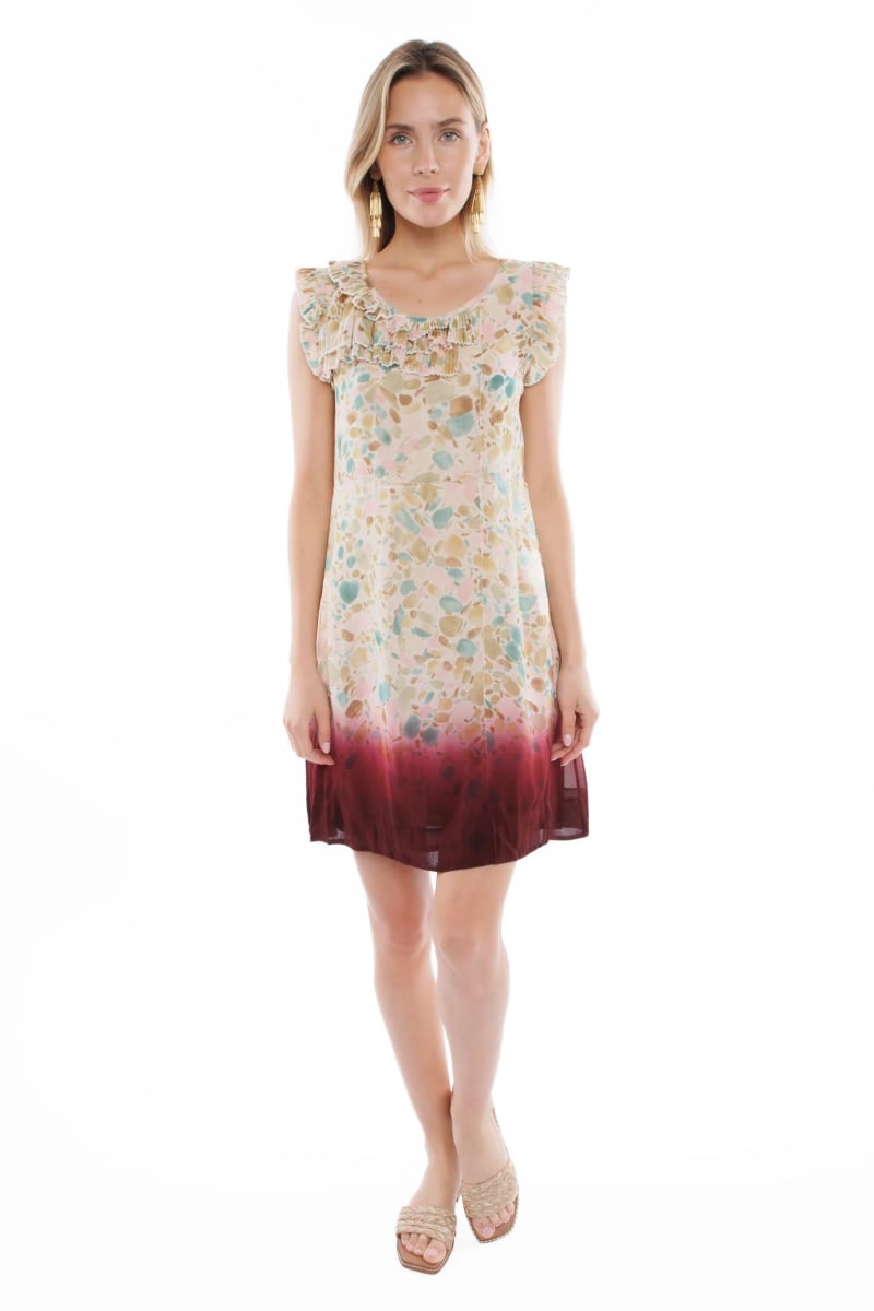 Patsy Dress - Ecru Combo