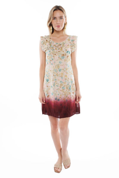 Patsy Dress - Ecru Combo