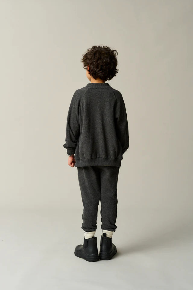 Soft Knit Jacket - Dark Grey
