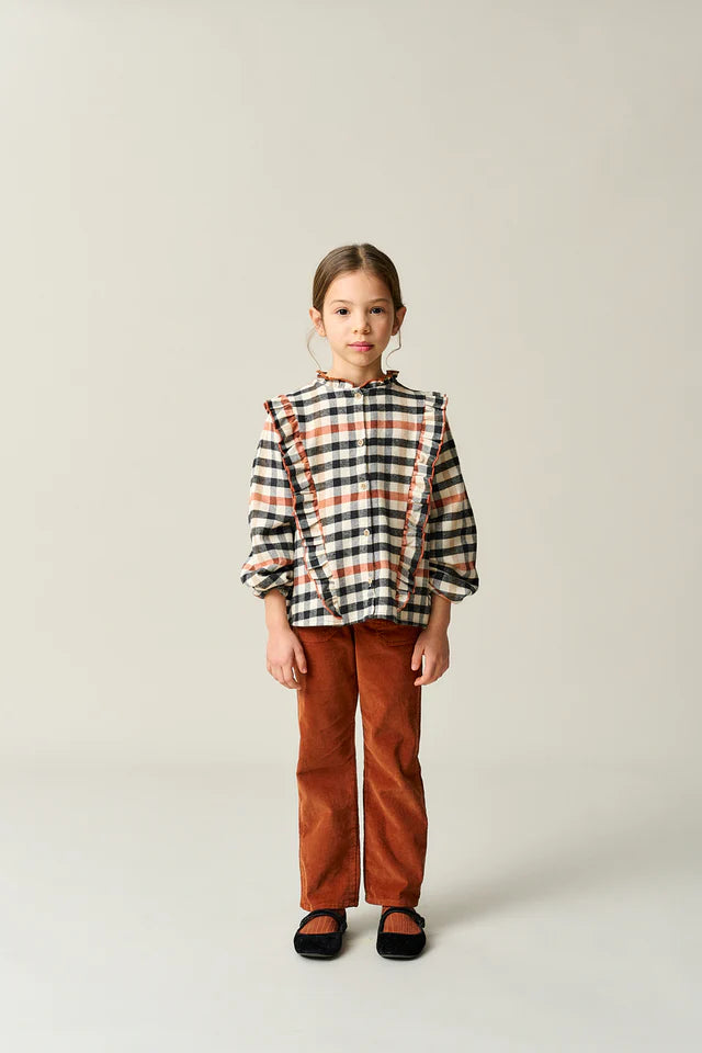 Plaid Check Blouse - Unique
