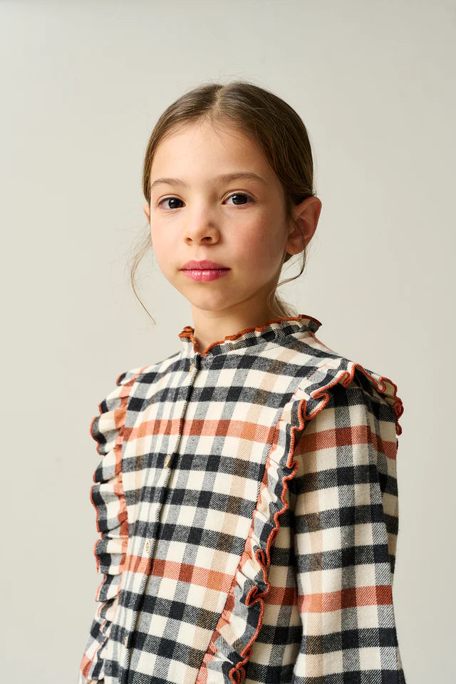 Plaid Check Blouse - Unique
