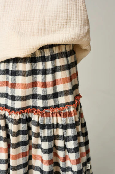Plaid Check Skirt - Plaid Check