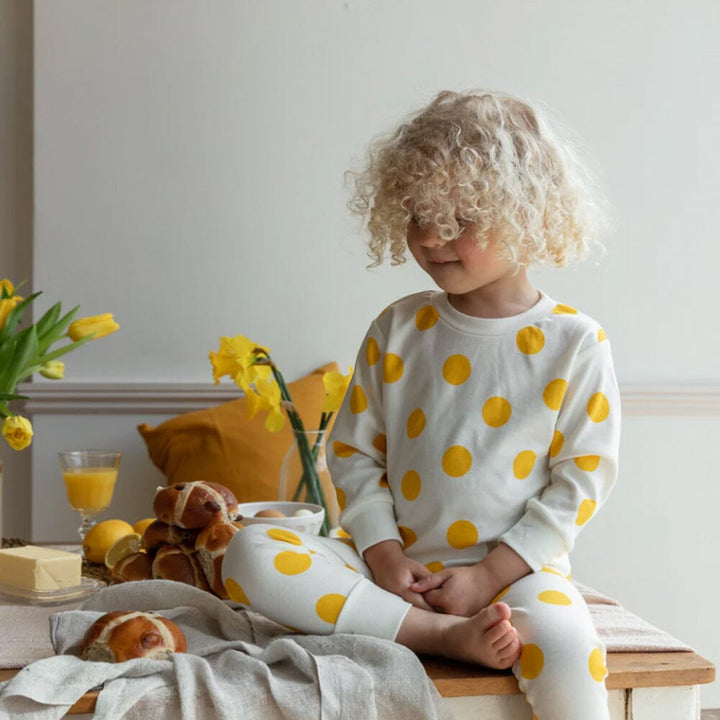 Kid's Classic PJ Set - Sunny Spot Sleepwear SLEEPY DOE 