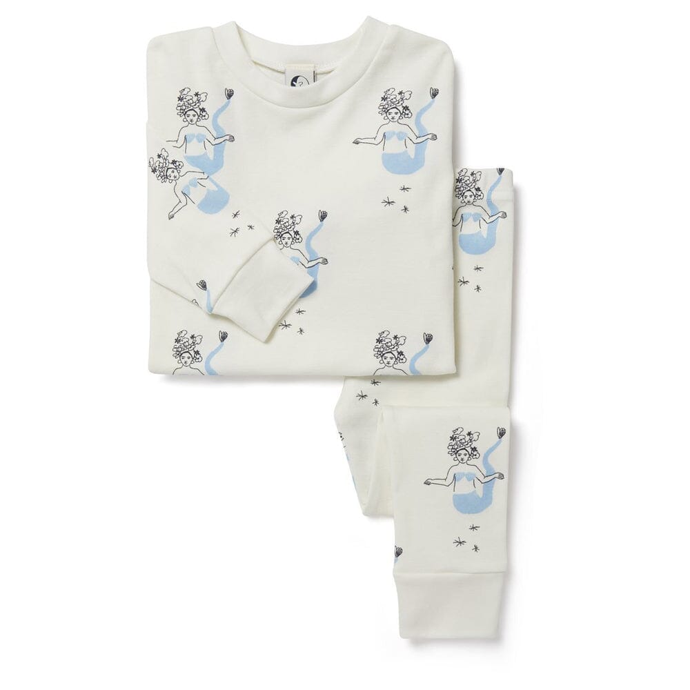 Kids Classic PJ Set - Mermaids Sleep + Lounge SLEEPY DOE 