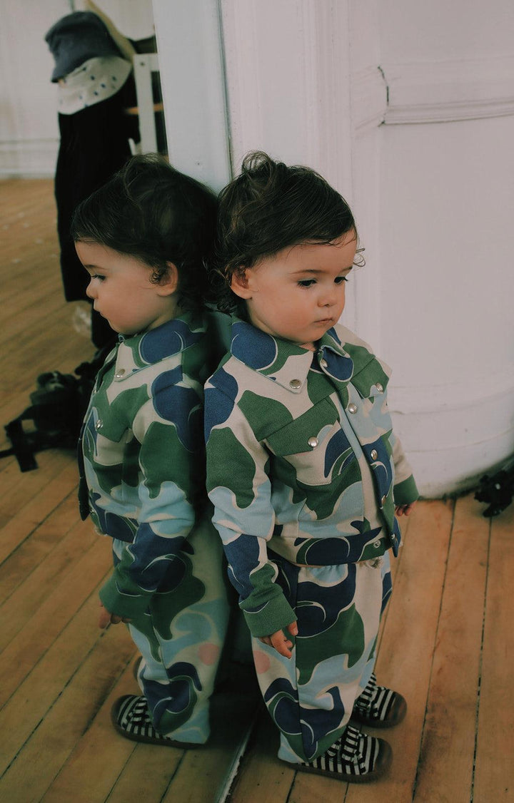 Organic Pima Cotton Kids Sweatpants - Wave