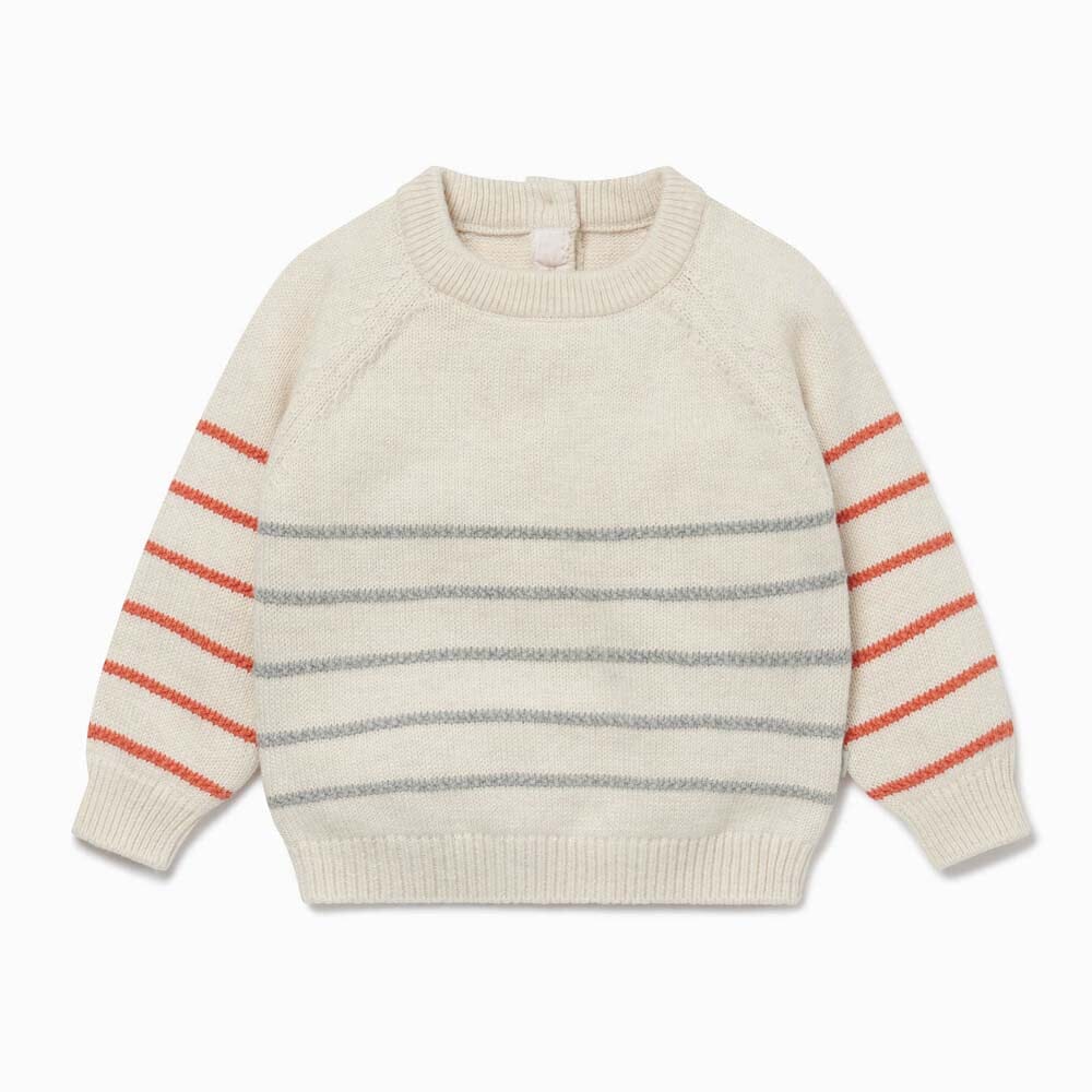 Knitted Stripe Sweater Sweaters Mori