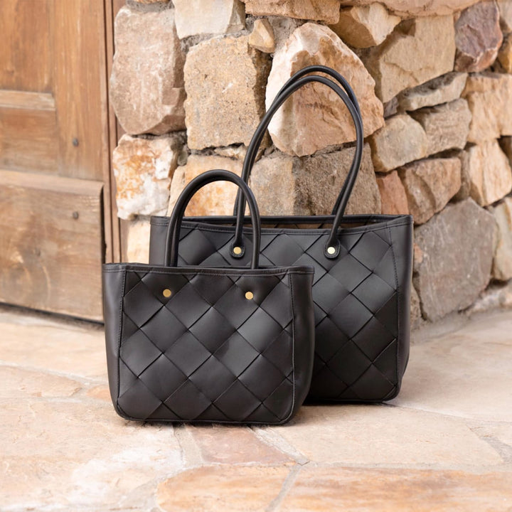 Carry-All Handwoven Satchel - Black