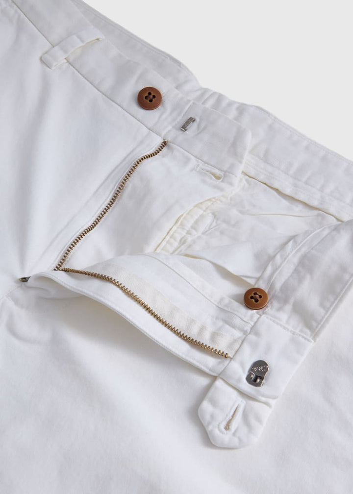 Cotton Twill Logo Short - Stone