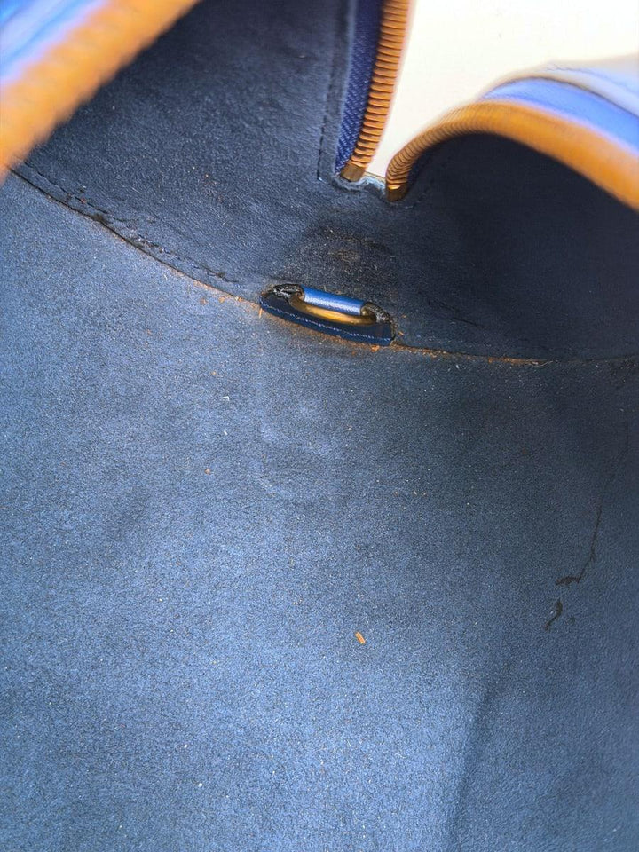 Pre-Owned Louis Vuitton Epi Leather Soufflot 30 Vintage Blue