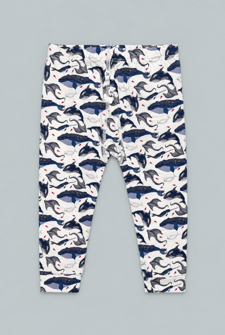 Deep Sea Creatures Whale Big Kid Pajama S/S - A Whale Of A Tale