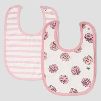 2 Pack Bib Bundle - Flower Power