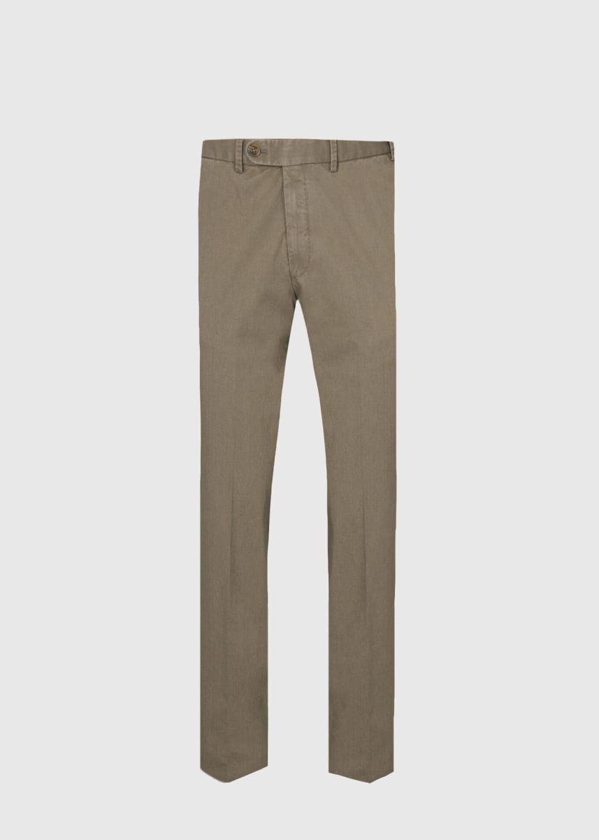 Cotton Stretch Newton Pant - Stone