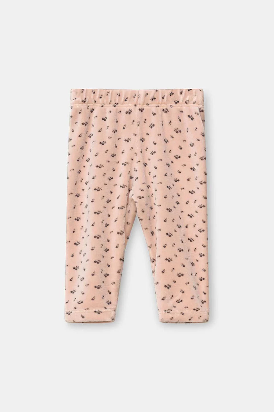 Velour baby leggings - Softpink