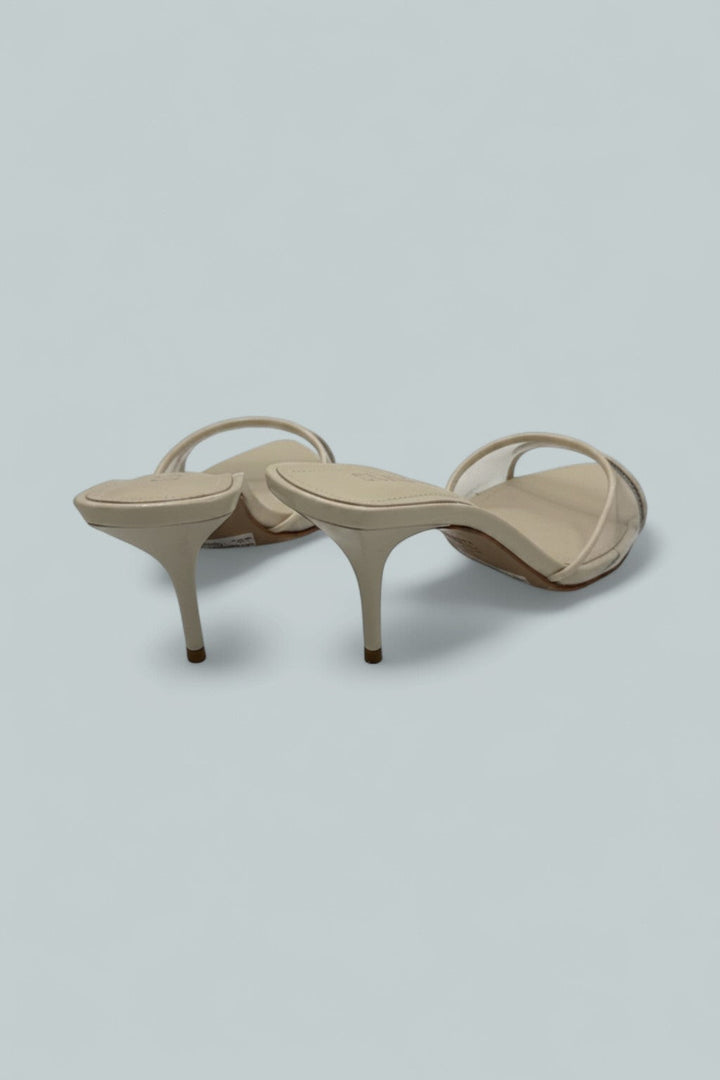 Elodie Vinyl Sandals - Sugar White