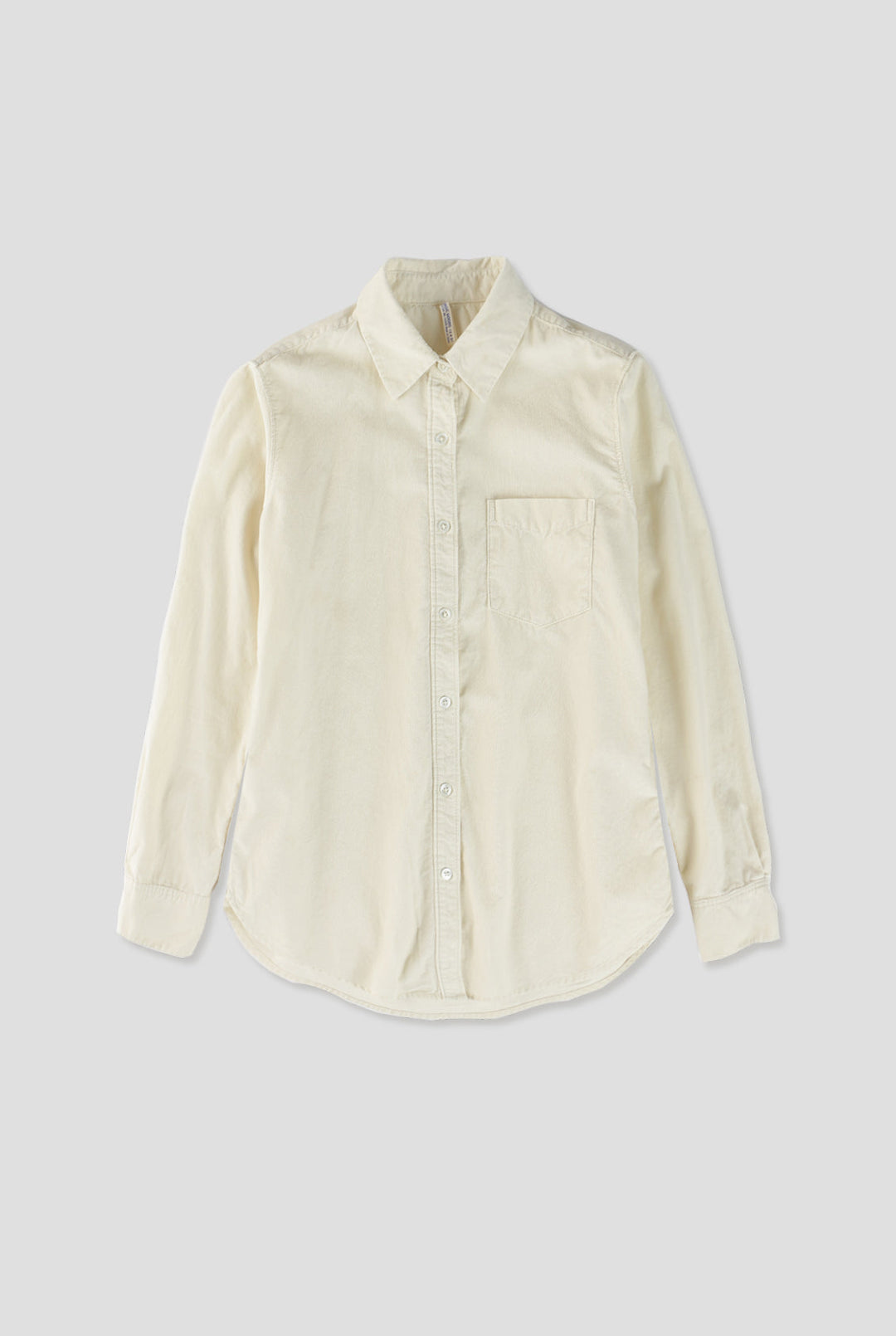 Corduroy Basic Shirt - Ivory