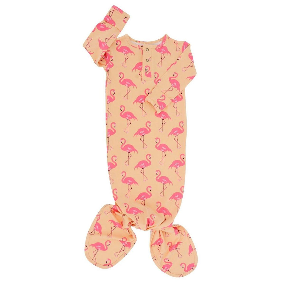 Knotted Gown - Flamingo Peach