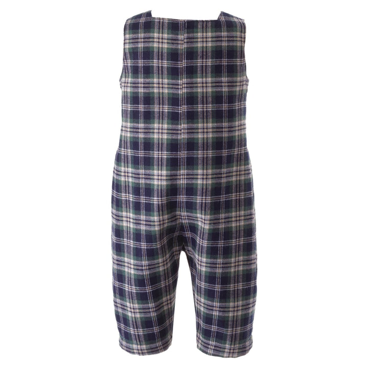 Snowman Smocked Overalls