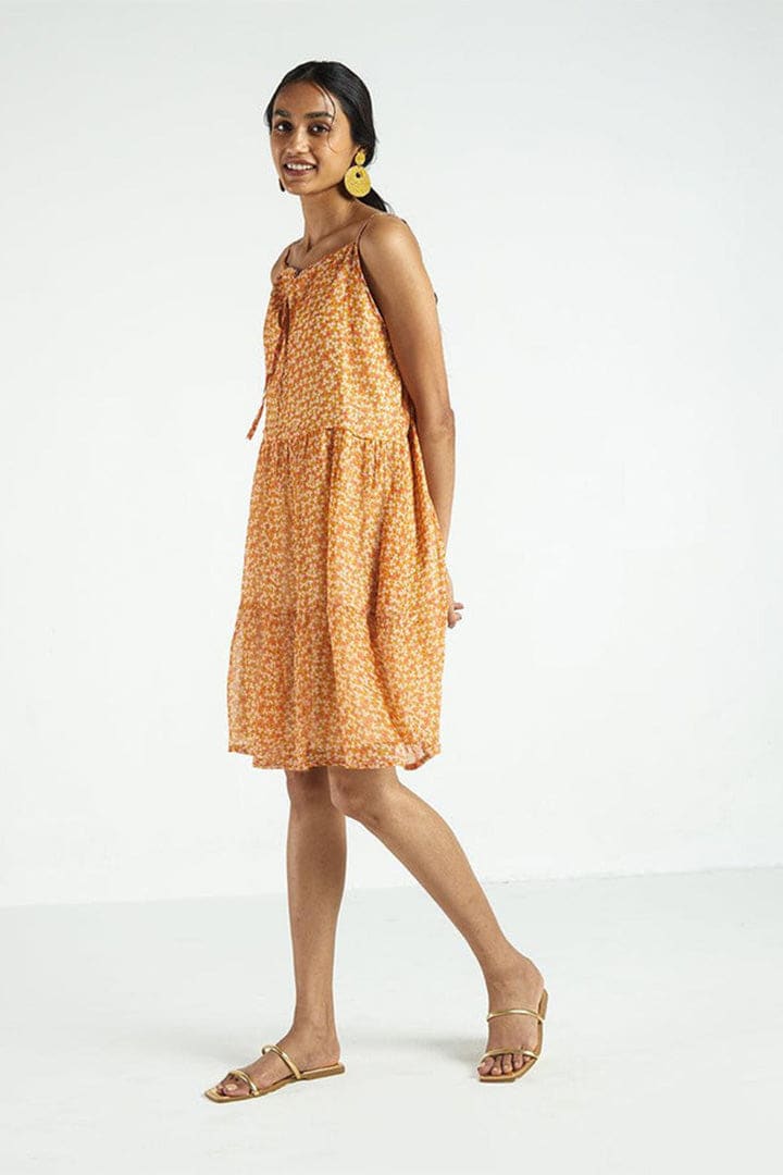 Sunset To Sunrise Dress - Dizzy Mustard