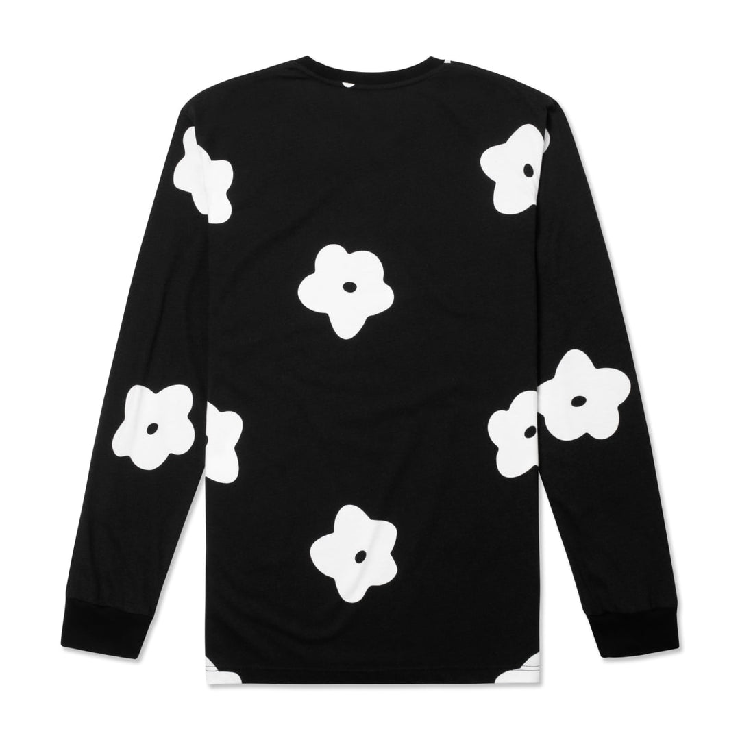Long Sleeve Bloom Tee - Black